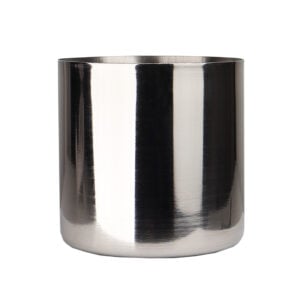 Mini 10cl Kerzenbehälter Silber