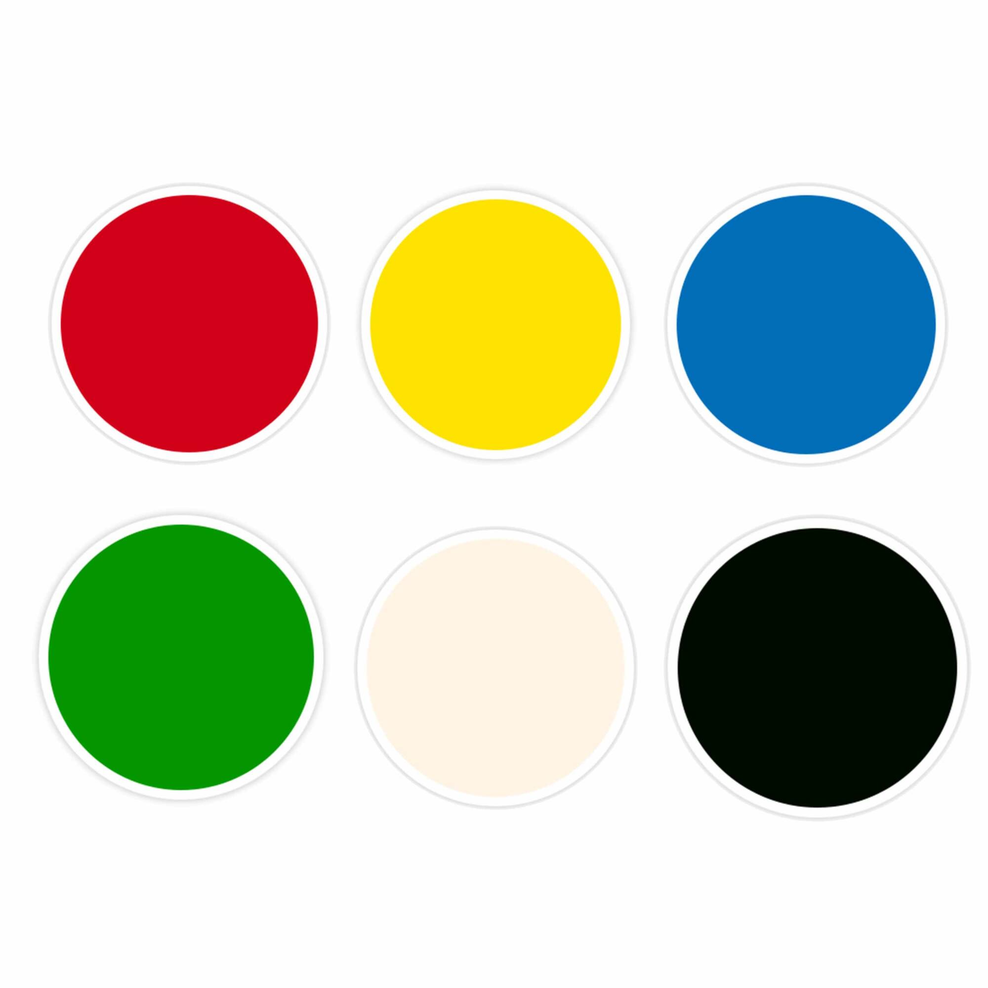 Lot de teintures de couleurs primaires Cosy Owl France