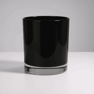 Verre noir brillant