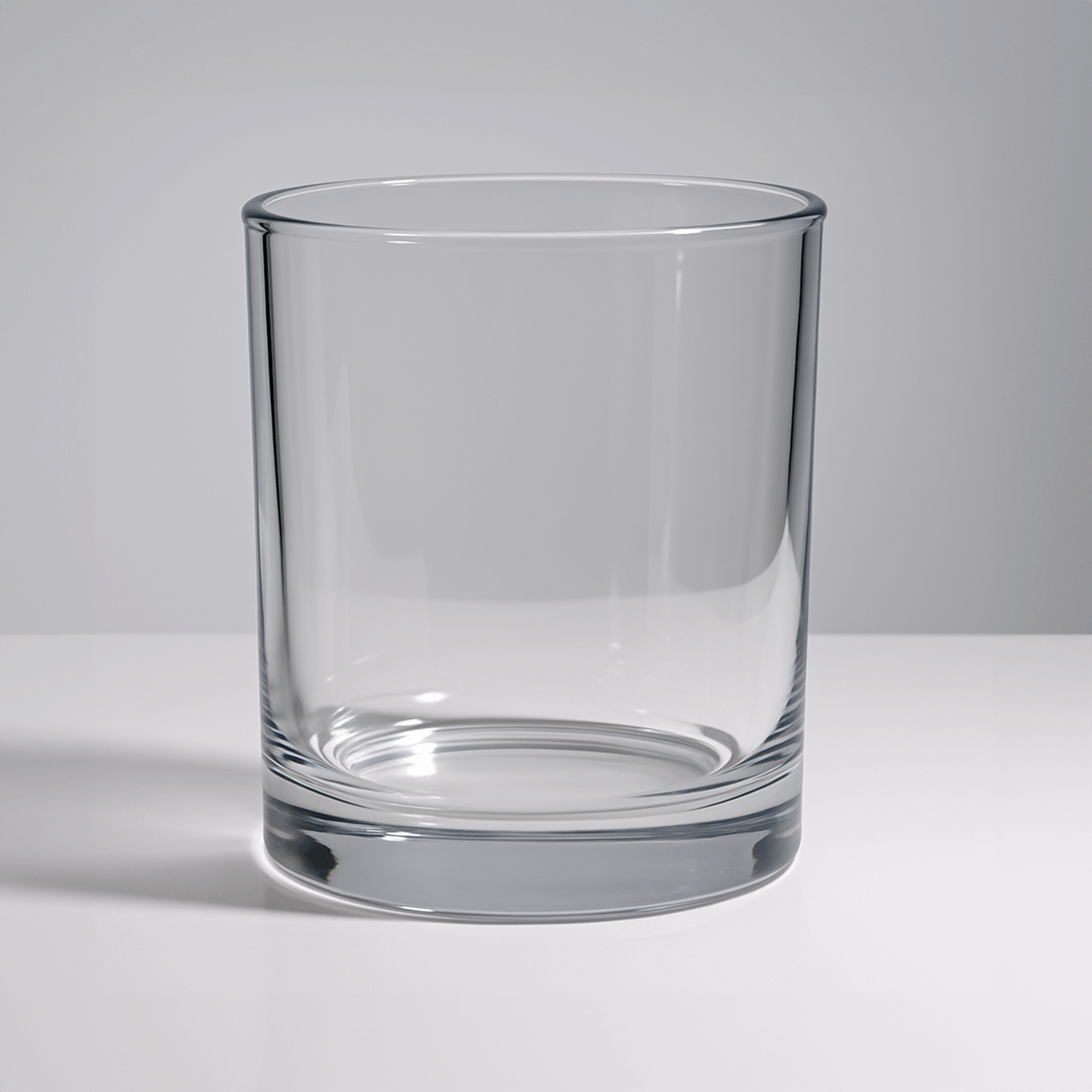 Glass Candle Container - 30cl Karen Round 1 Clear Karen Glass