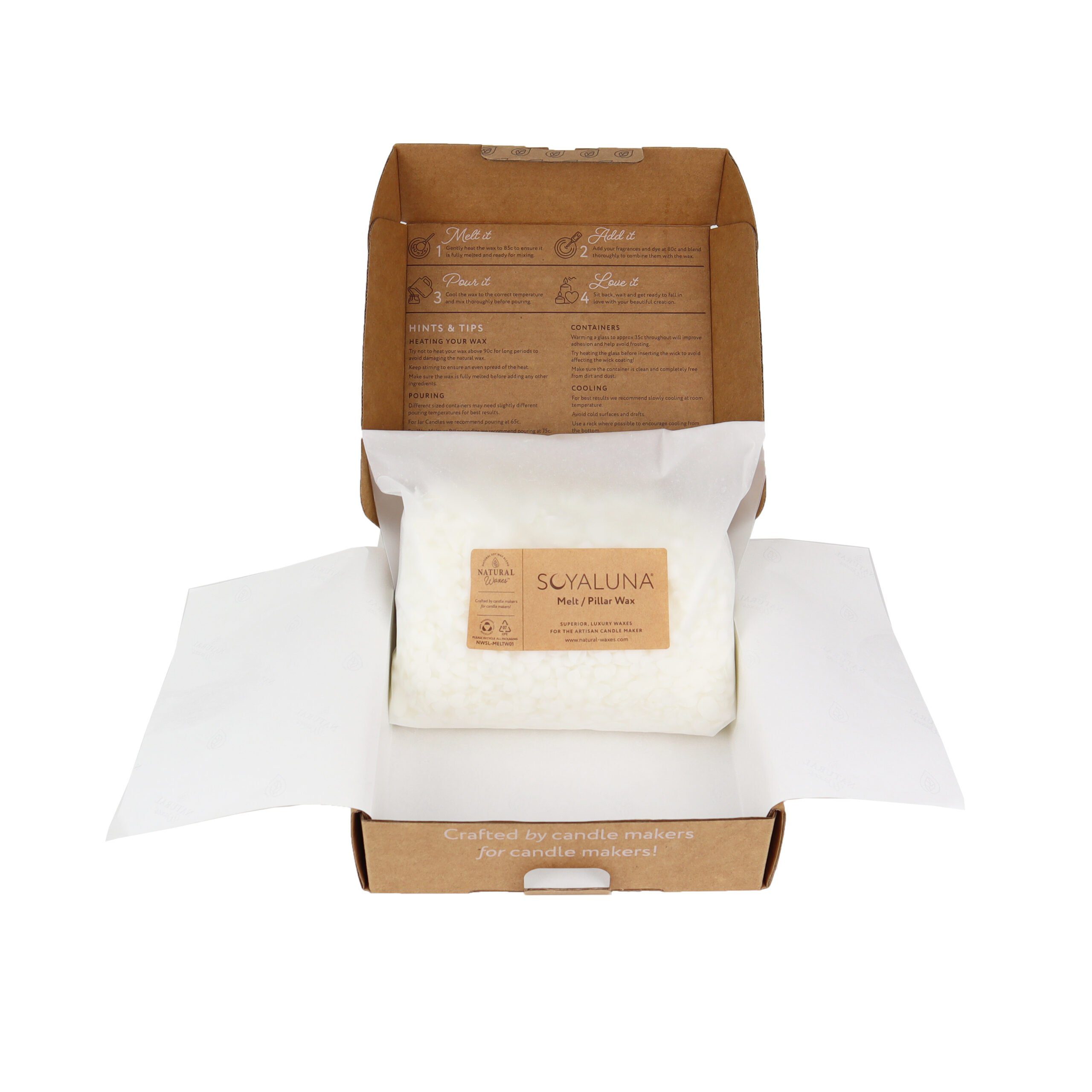 Natural Waxes Soyaluna Melt/Pillar Wax Cosy Owl