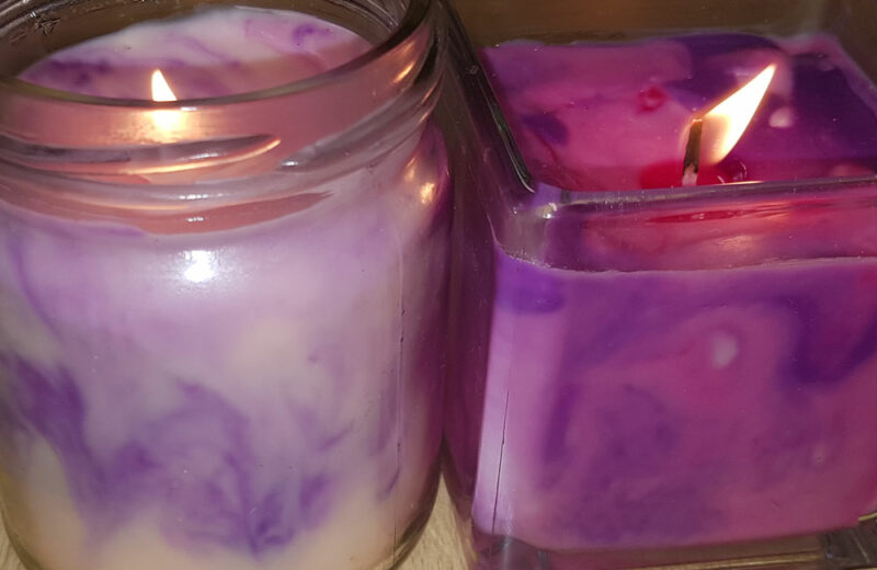 Marble Candle Guide Cosy Owl