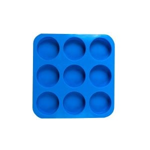 Circle Silicone Soap Mould - Set Of 9