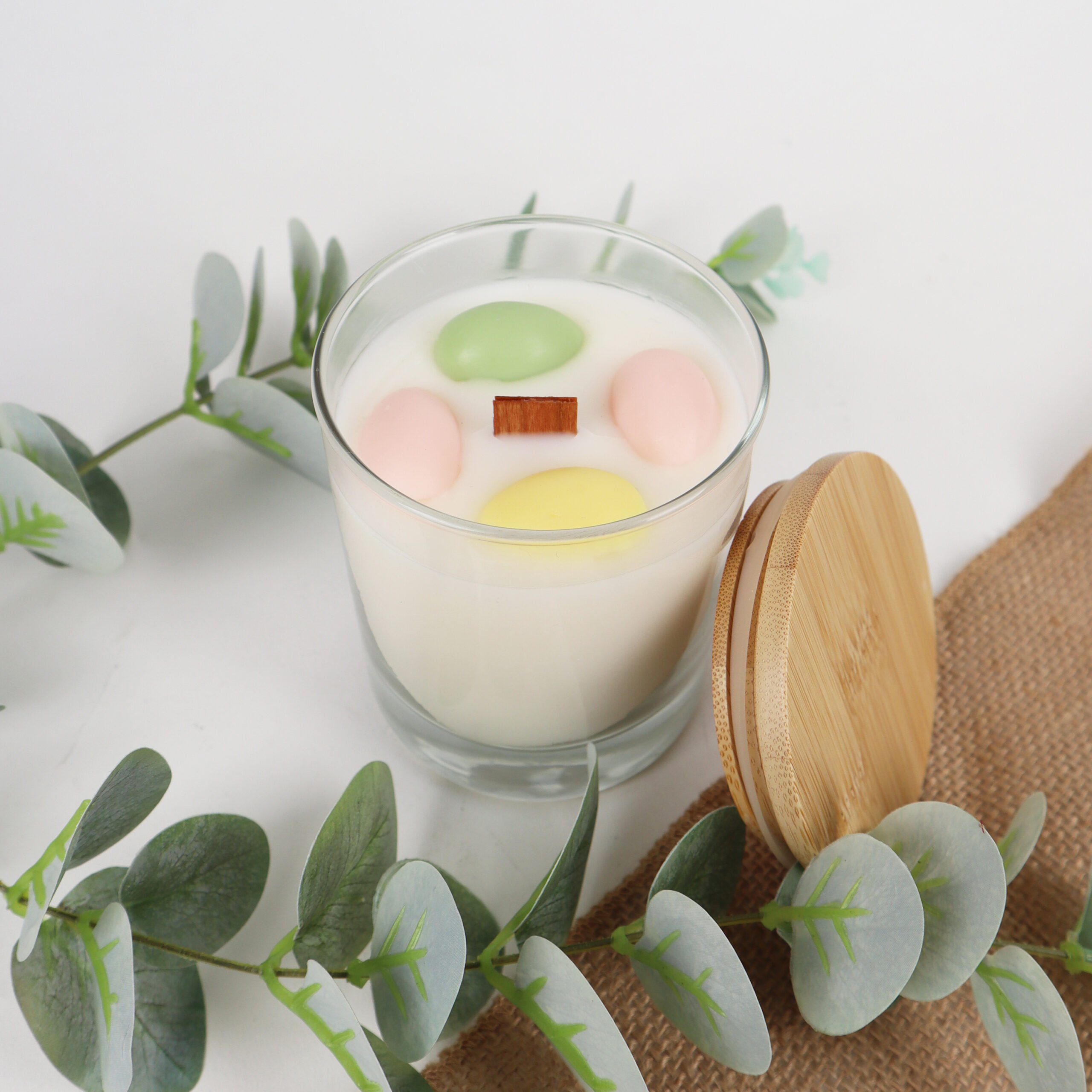 Glass Candle Container - 30cl Karen Round 2 Glass Candle Container - 30cl Karen Round - Image 2