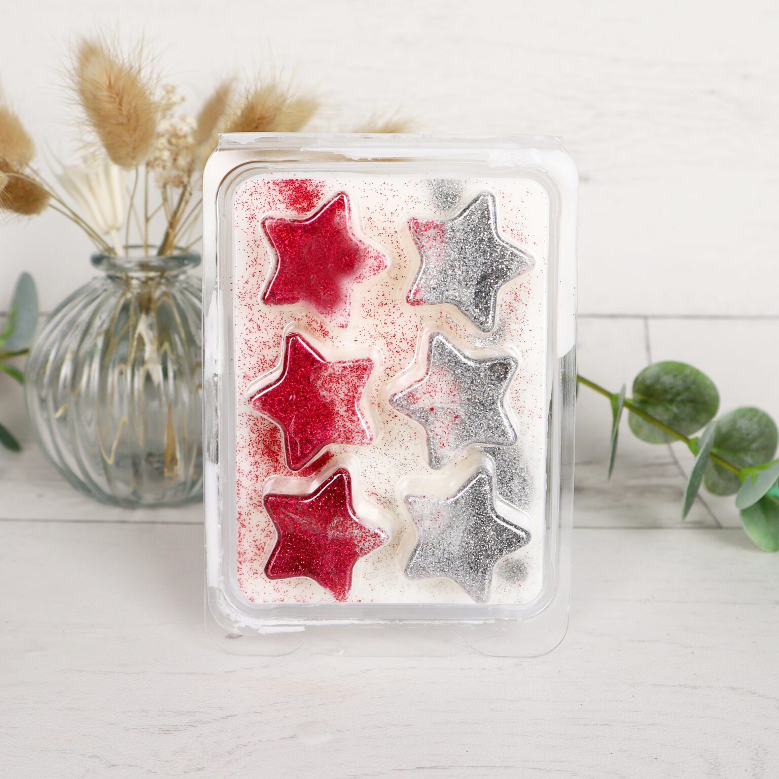 Silver Biodegradable Candle Glitter Cosy Owl