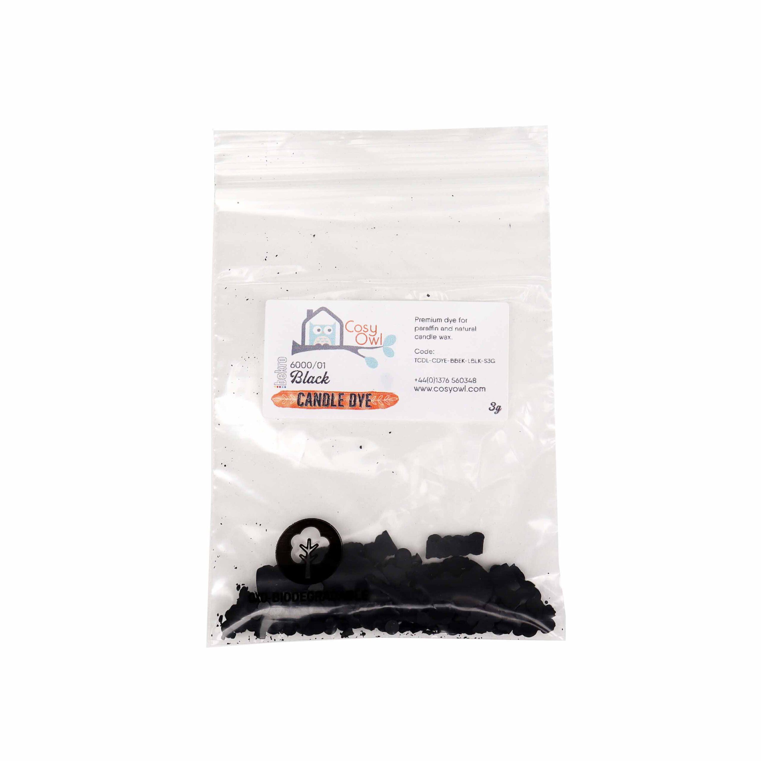 Bekro 6000/01 Black Candle Dye Cosy Owl