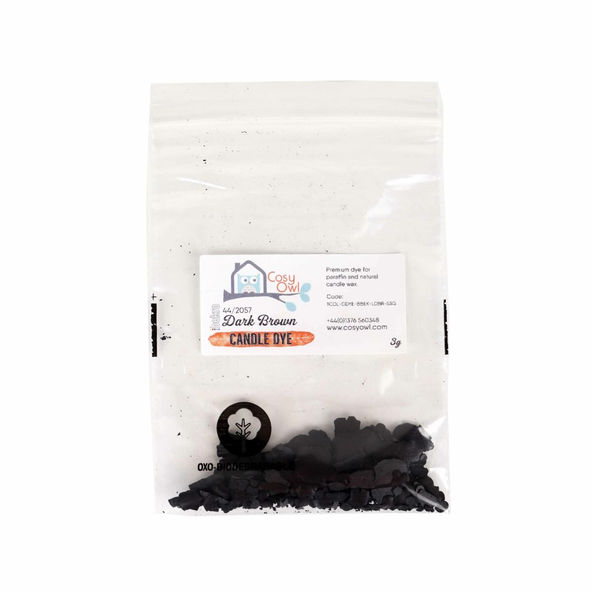 Bekro 44/2057 Dark Brown Candle Dye Cosy Owl