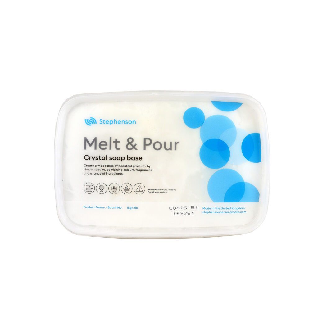 Stephenson Melt & Pour Goats Milk Soap Base 1kg DISCONTINUED Cosy Owl