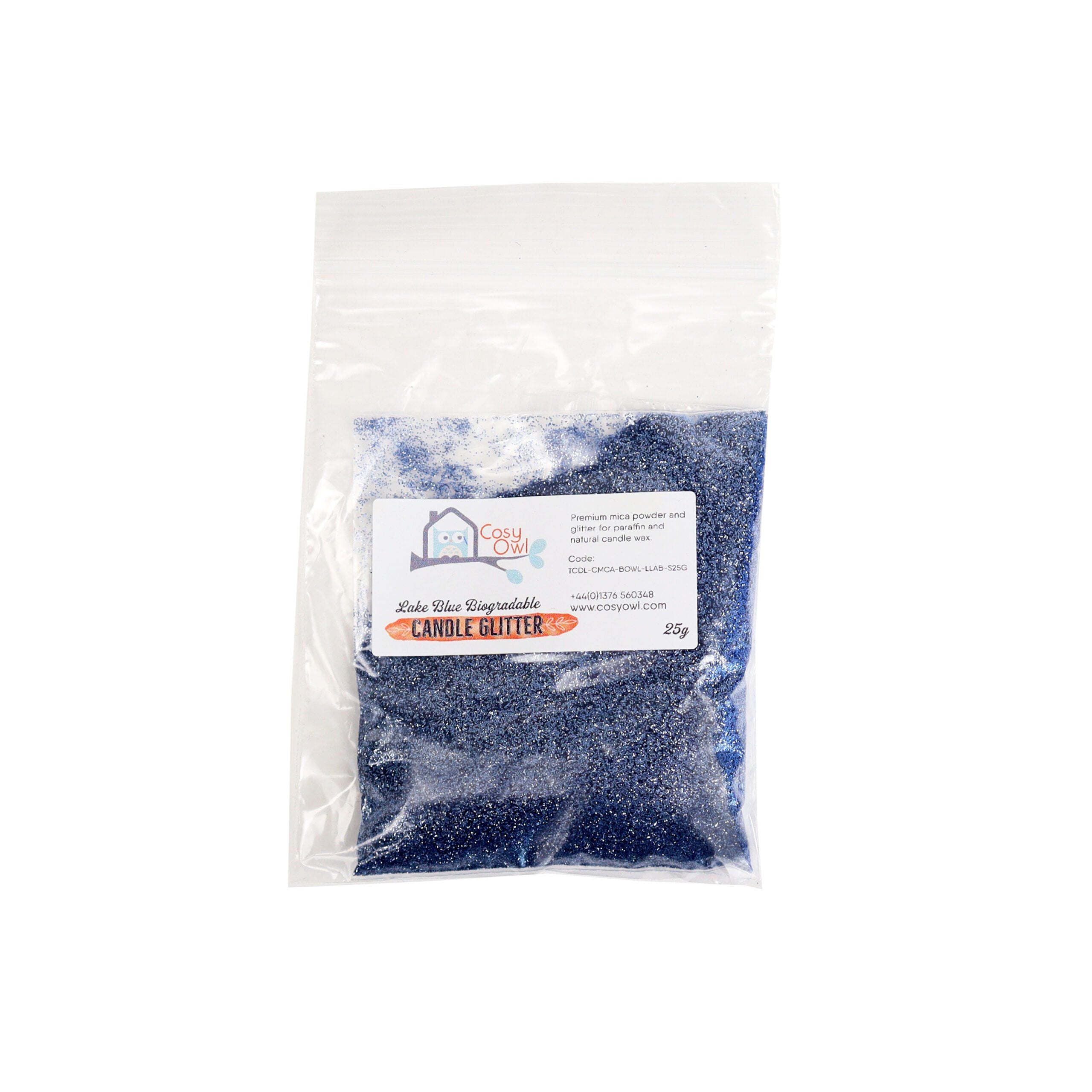 Lake Blue Biodegradable Candle Glitter 2 Lake Blue Biodegradable Candle Glitter - Image 2