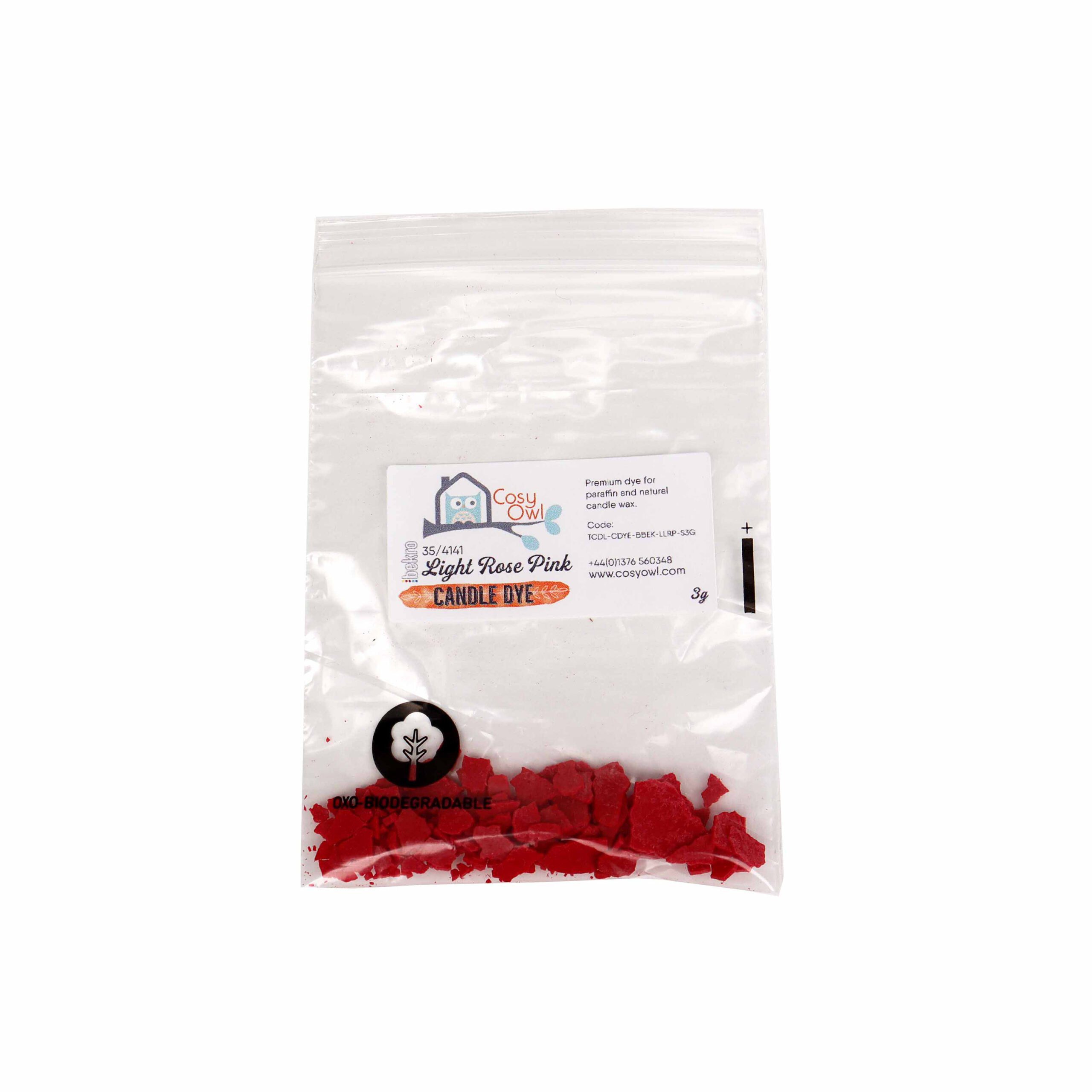 Bekro 35/4141 Light Rose Pink Candle Dye 4 Bekro 35/4141 Light Rose Pink Candle Dye - Image 4