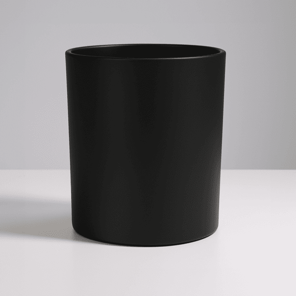 Matt Black Glass