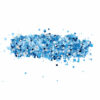White blue circle glitter scaled