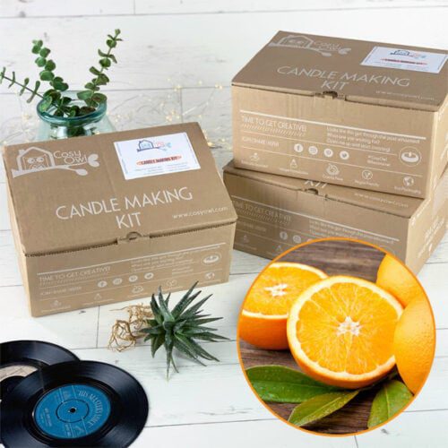 Soy Wax Juicy Orange Candle Making Kit