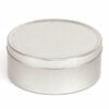 Silver Round Seamless Candle Tin - 250ml