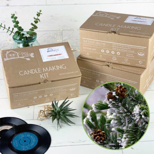 Soy Wax Winter Pine Christmas Candle Making Kit