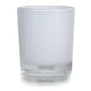 Glass Container - 30cl Karen Round (Gloss White) - Pack Of 12