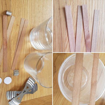 Crackling Single Ply Wood Wick 03 Sample Kit, Candle Making