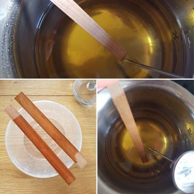 how to make wood candle wicks