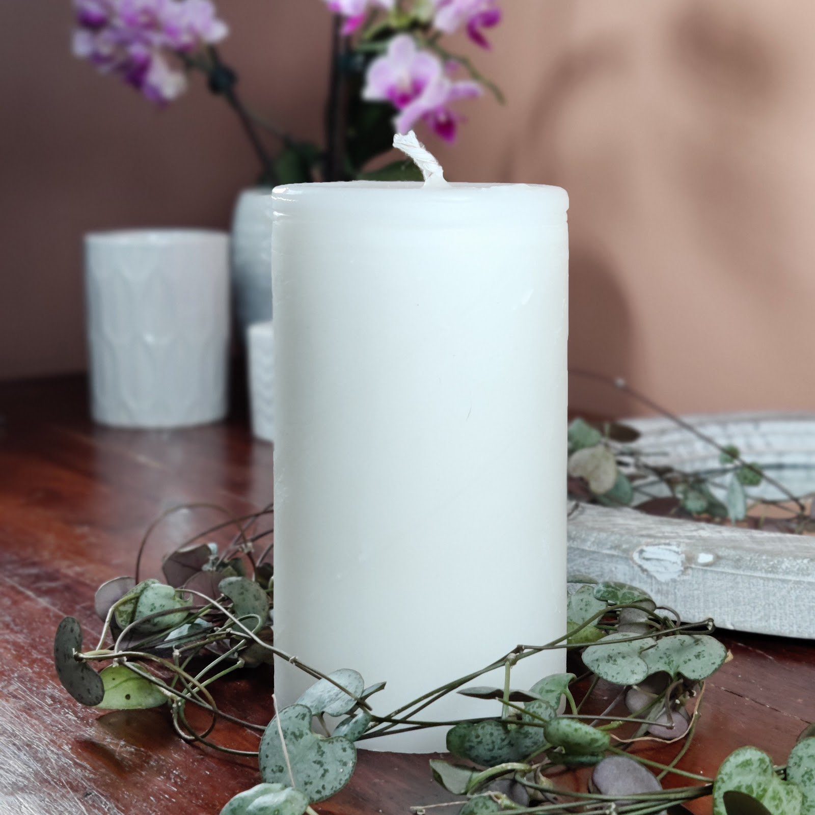 Pure Beeswax Pillar Candles, Cruelty Free Candles