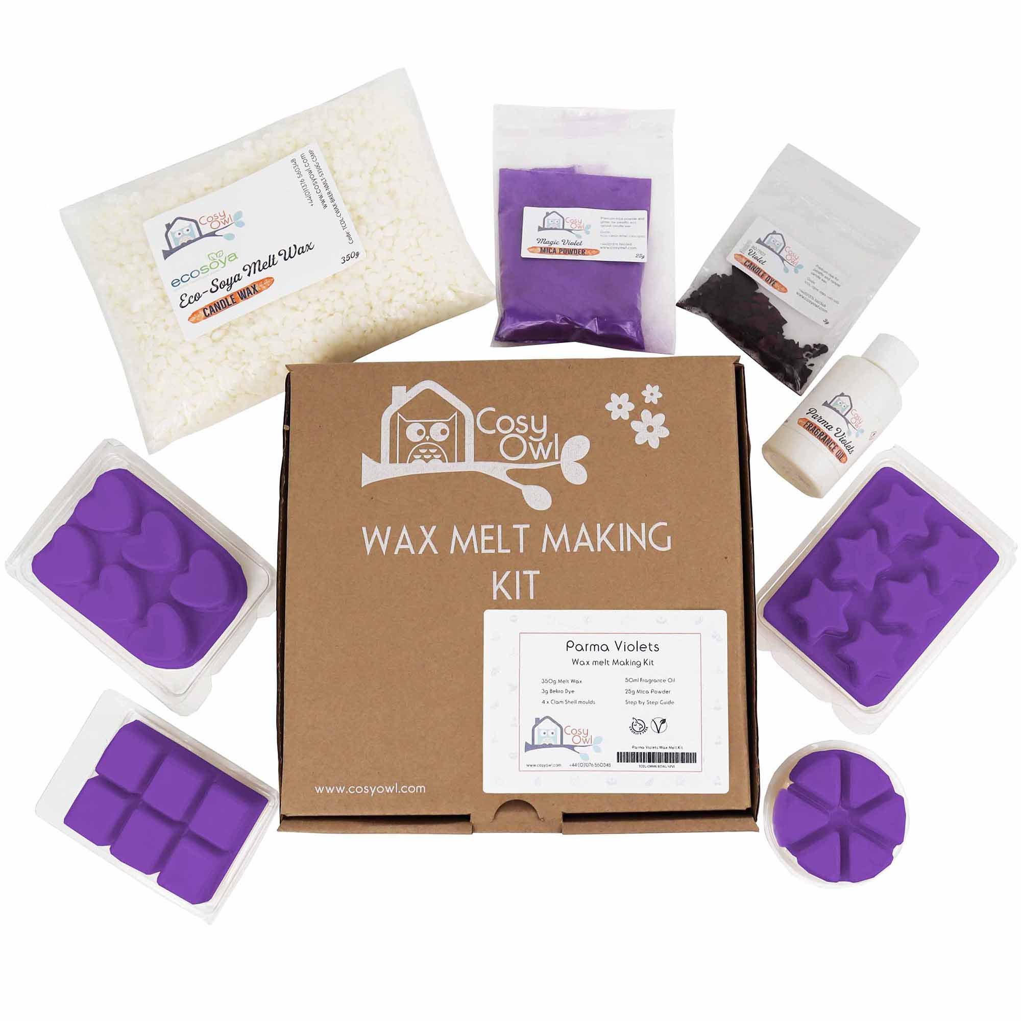 Parma Violets Wax Melt Making Kit Cosy Owl