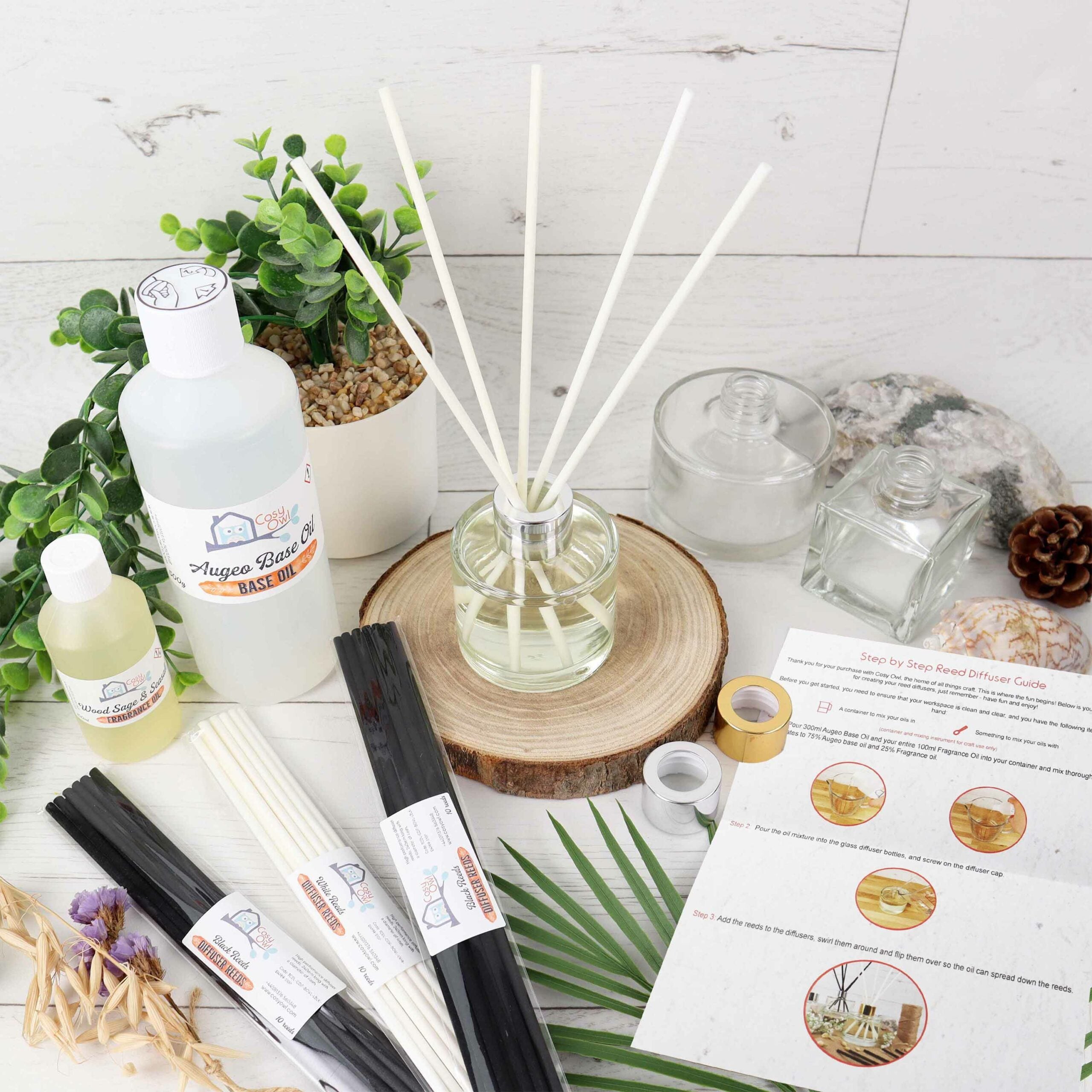 Zsálya és Tengeri Só Diffúzor Készítő Készlet 2 Sage and Sea Salt Diffuser Making Kit – Kép 2