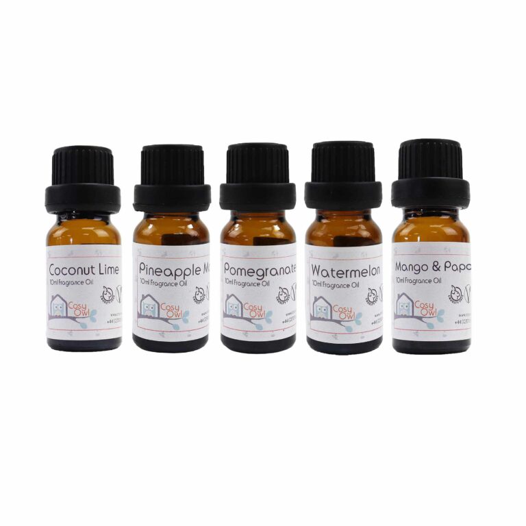 Cosy Owl Tropical Fragrance Oil Collection (Pack of 5) Cosy Owl