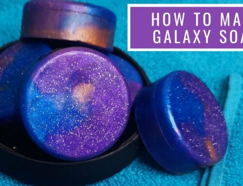 How To Make Galaxy Soap | Handmade Soap Tutorial