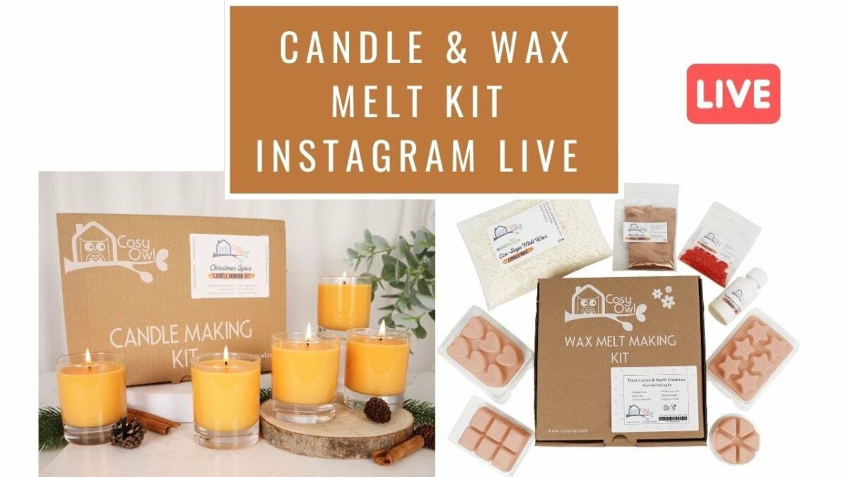 Candle & Wax Melt Kit Unboxing with Makes Scents Candles Instagram