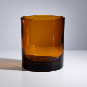 Karen 30cl Candle Glass - Amber - Single Glass