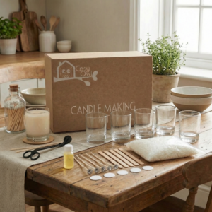Soy Candle Making Kit – Make 5 Scented Candles at Home | Masculine Scents