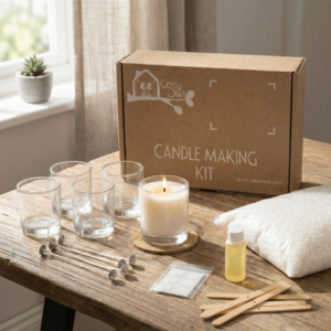Soy Candle Making Kit – Make 5 Scented Candles at Home | Autumn/Winter Inspired Scents