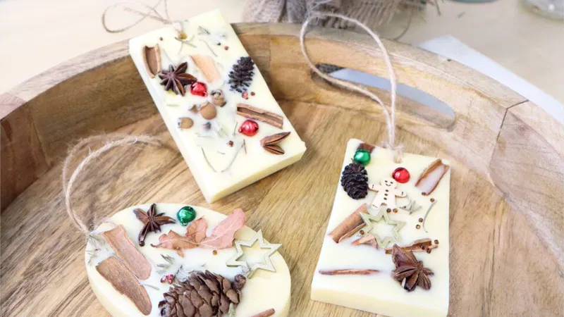 Christmas Wax Tablet Decorations