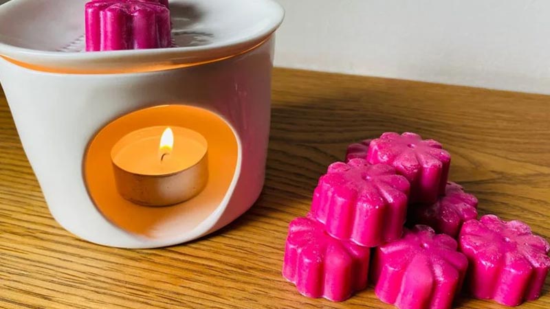 Fondants parfumés avec de la poudre de mica